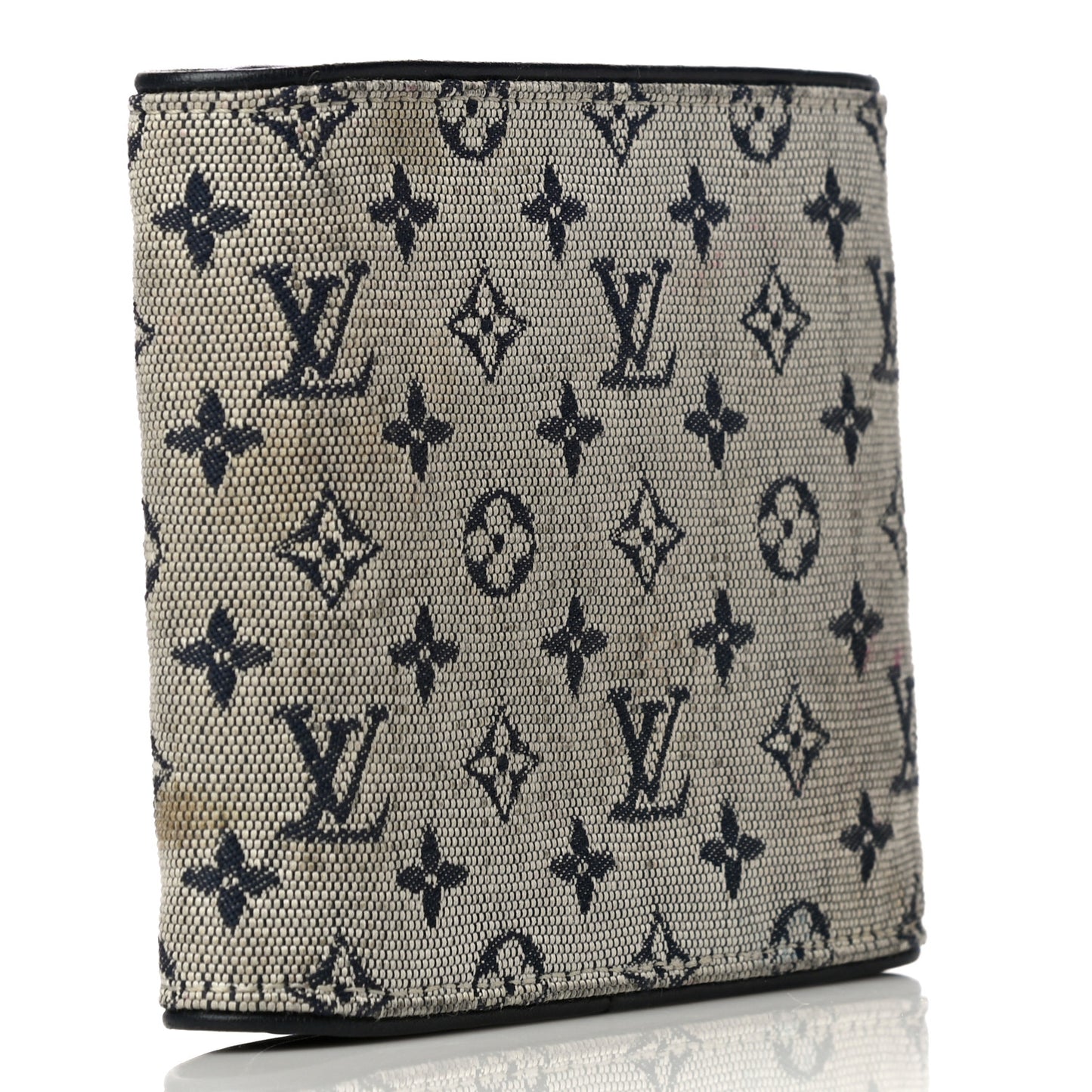 Mini Monogram Compact Wallet Blue