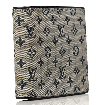 Louis Vuitton Mini Monogram Compact Wallet Blue 3 of 29