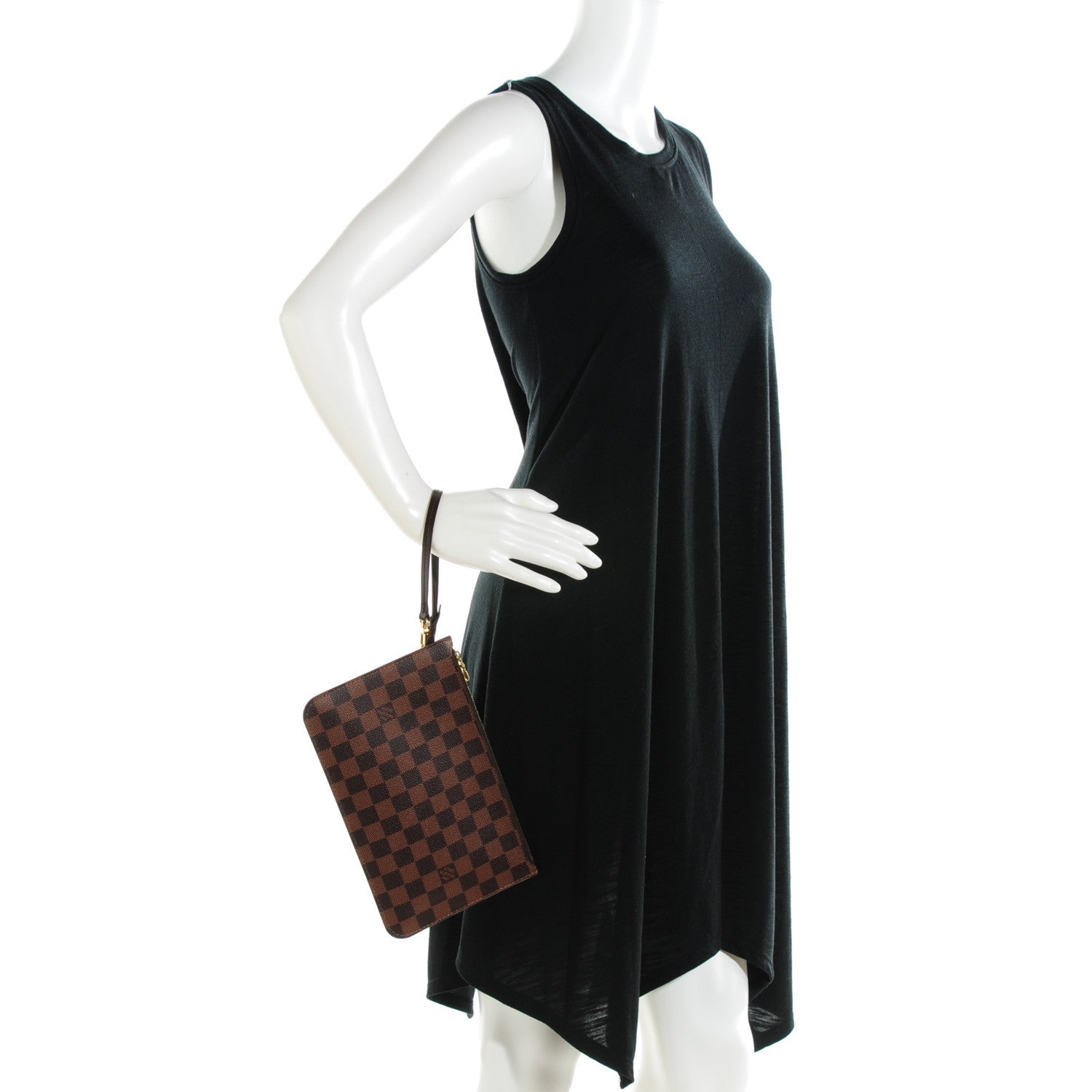 Louis Vuitton Damier Ebene Neverfull MM GM Pochette 2 of 8