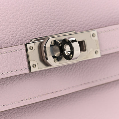 Hermes Evercolor Kelly To Go Wallet Mauve Pale 11 of 12