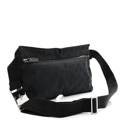Gucci GG Monogram Double Pocket Belt Bag Black 3 of 13