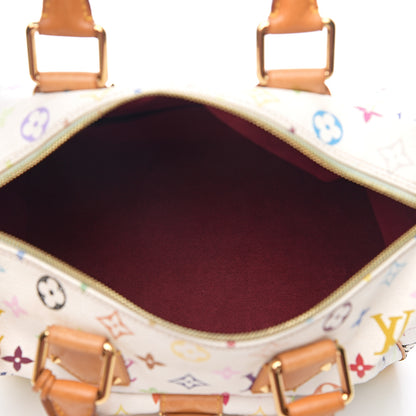 Louis Vuitton Monogram Multicolor Speedy 30 White 4 of 11