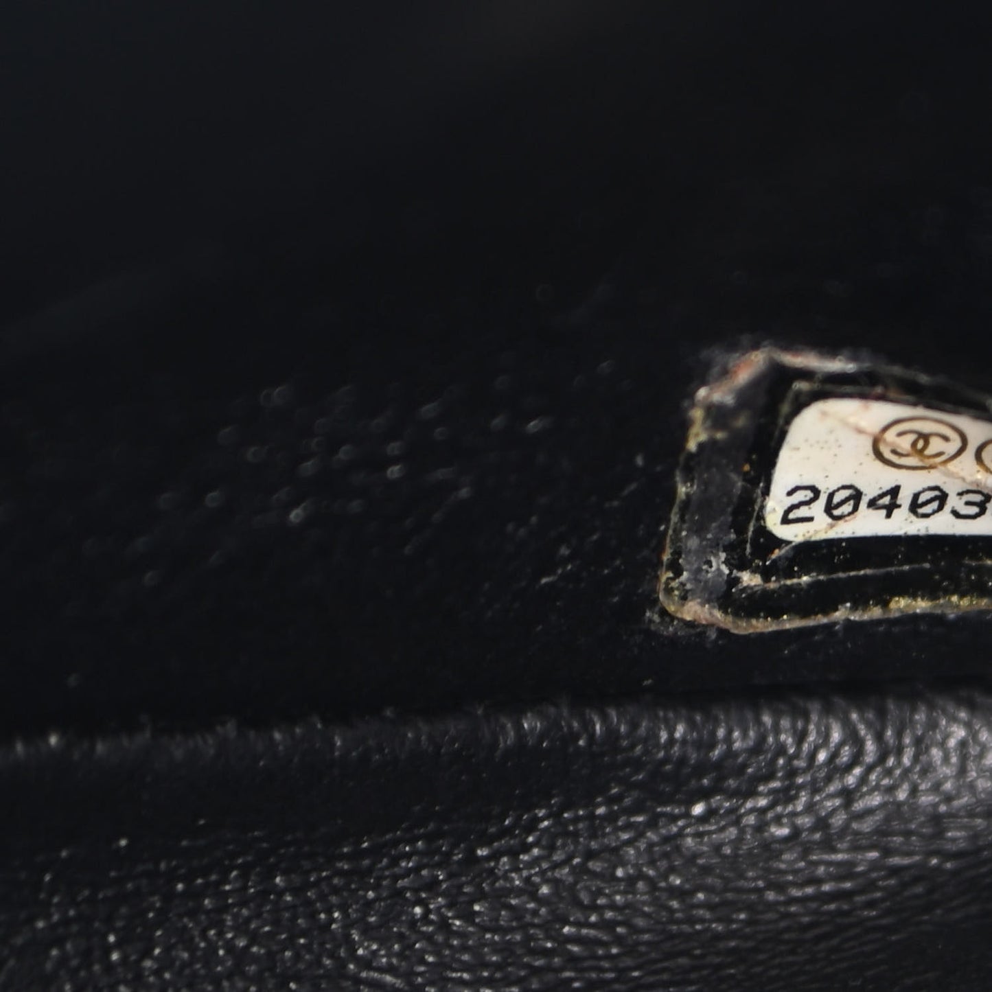 Caviar Quilted Mini Square Flap Black