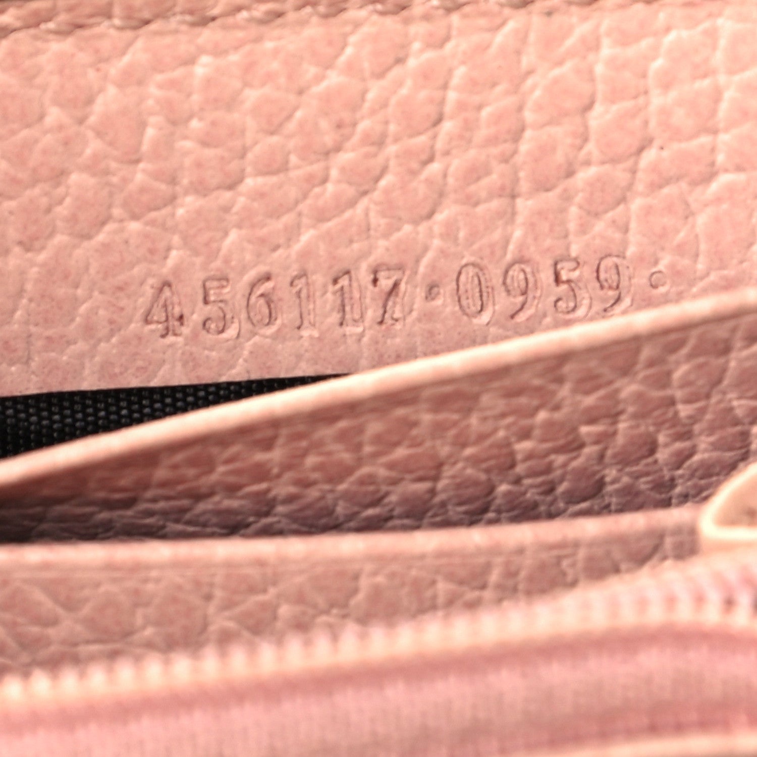 Gucci Dollar Calfskin GG Marmont Zip Around Wallet Perfect Pink 14 of 20