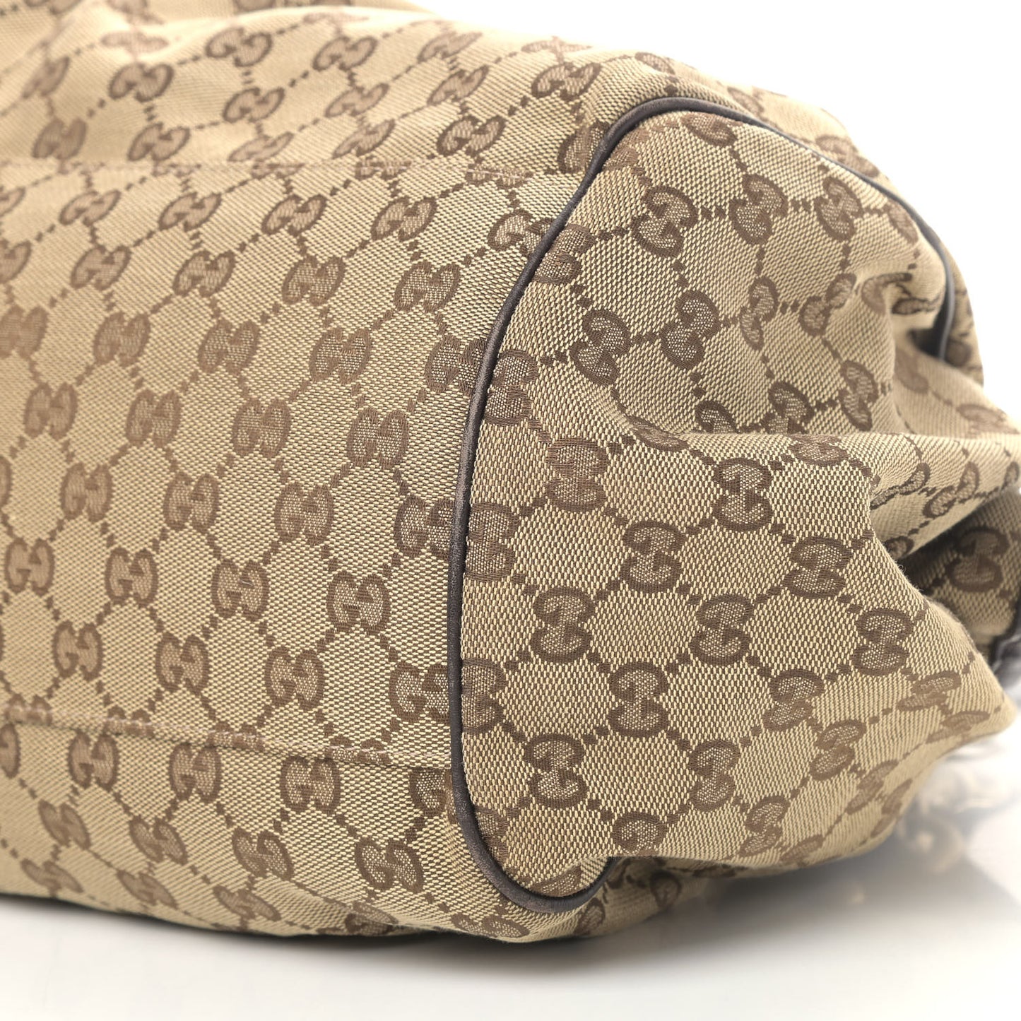 Monogram Medium Sukey Boston Bag Brown