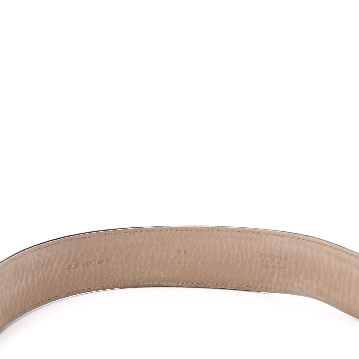 Chanel Calfskin CC Belt 90 36 Black 5 of 7