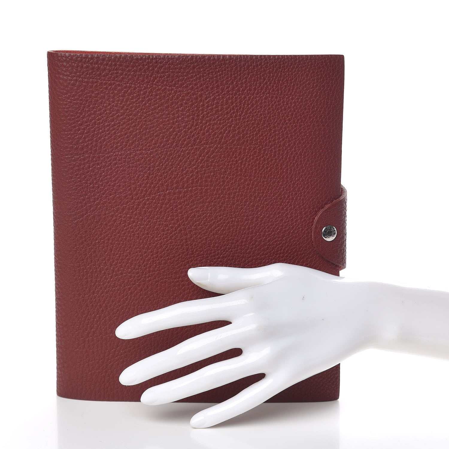 Hermes Togo Ulysse MM Notebook Cover Rouge H 2 of 8