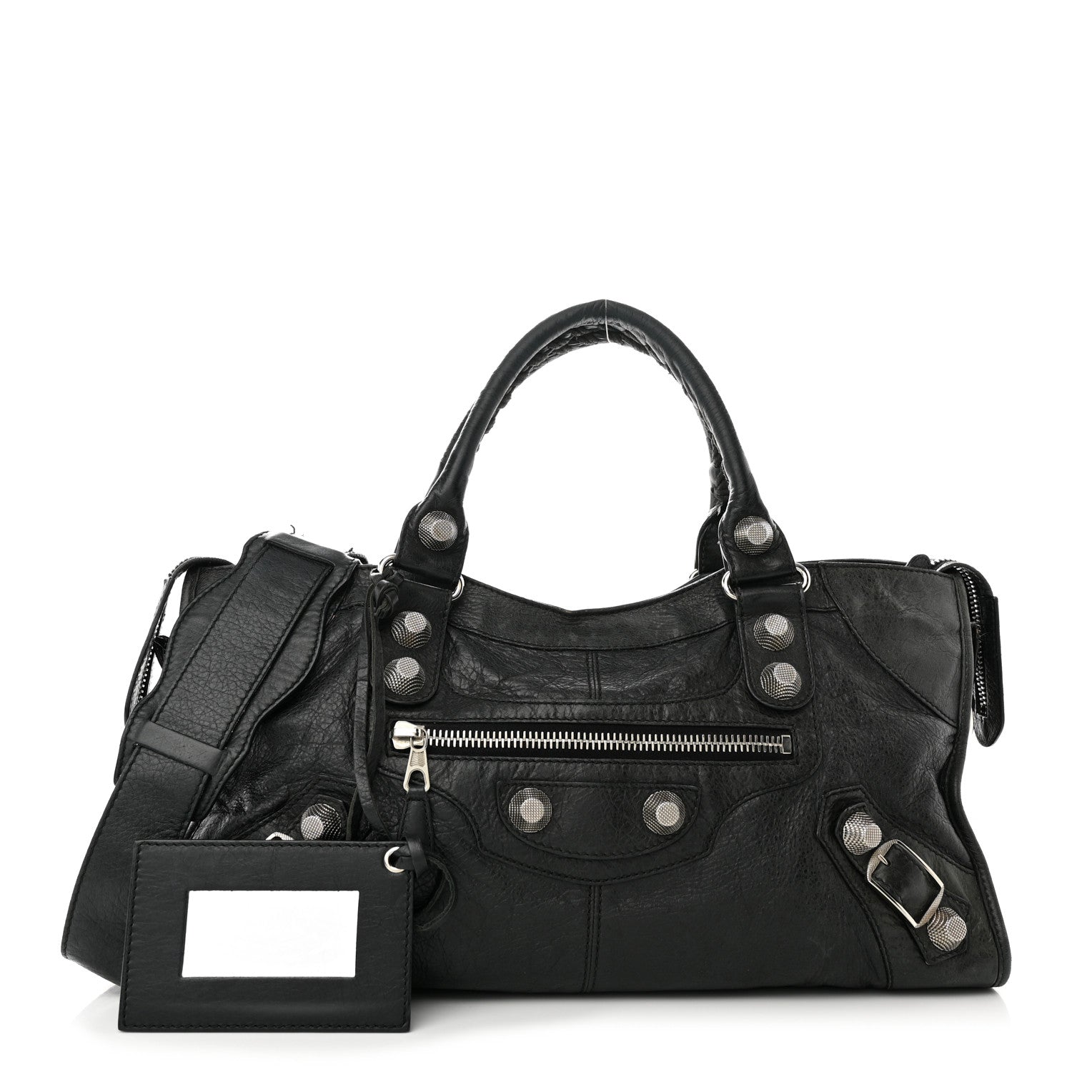 Balenciaga Agneau Giant 21 Silver Hardware Part Time Black 1 of 12