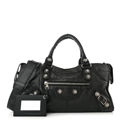Balenciaga Agneau Giant 21 Silver Hardware Part Time Black 1 of 12
