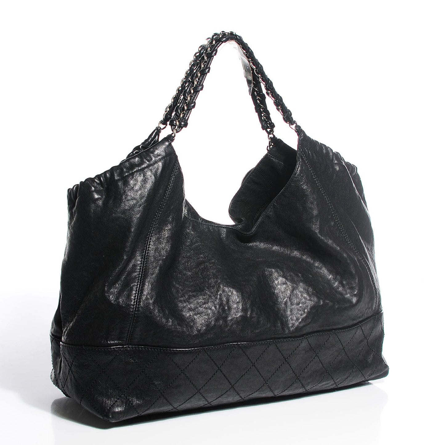 Calfskin Large Coco Cabas Black