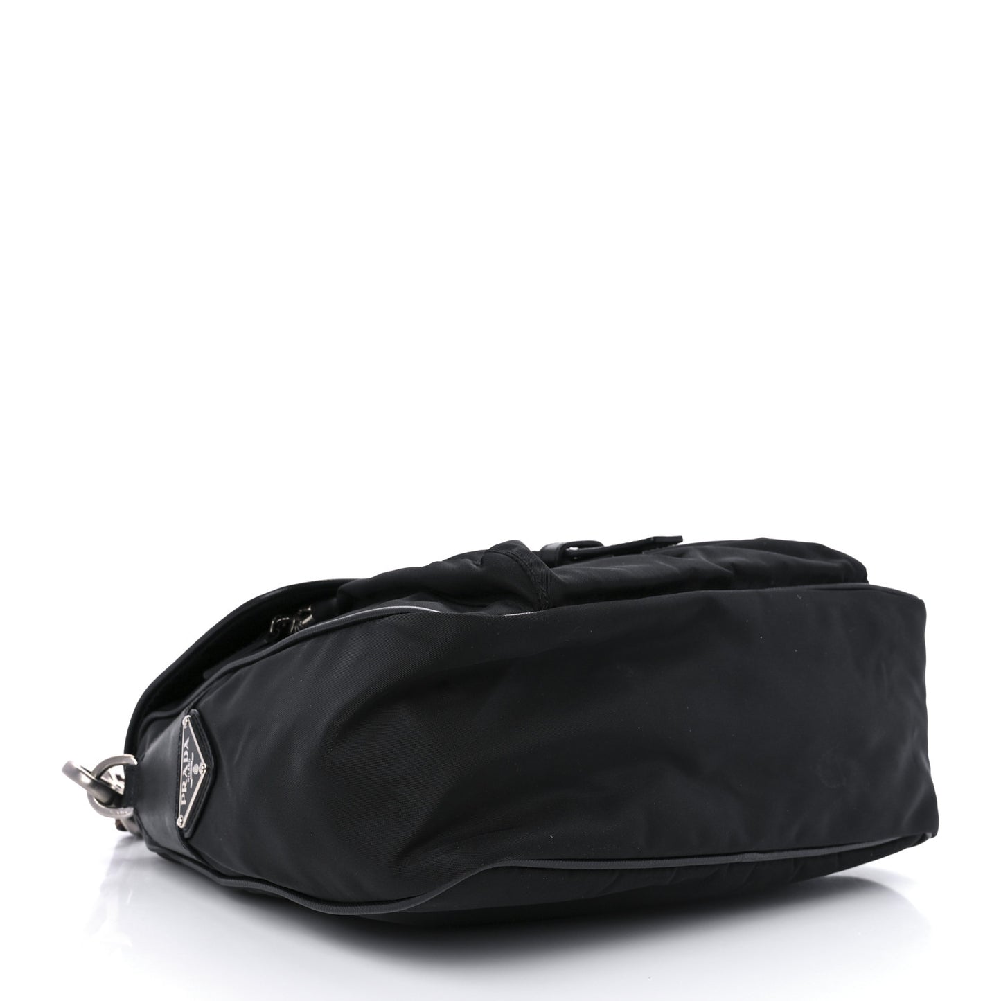 Nylon Vela Shoulder Bag Black
