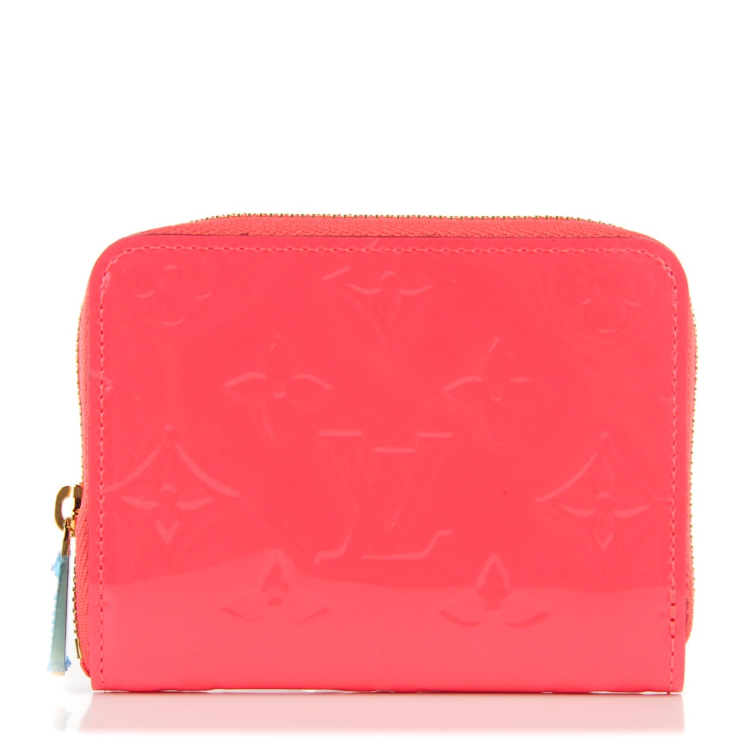 Louis Vuitton Vernis Zippy Coin Purse Rose Litchi 1 of 7