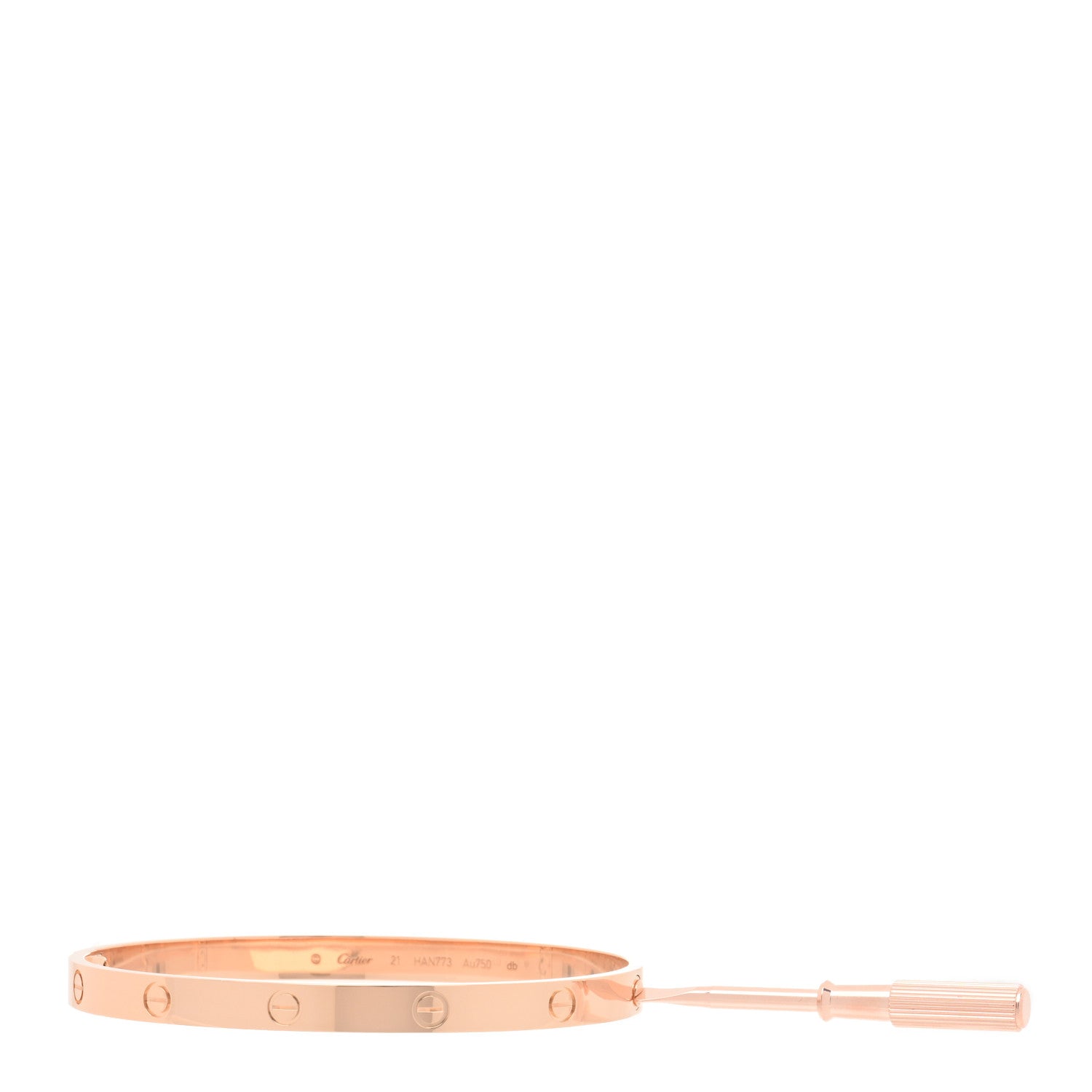 Cartier 18K Pink Gold LOVE Bracelet 21 4 of 4