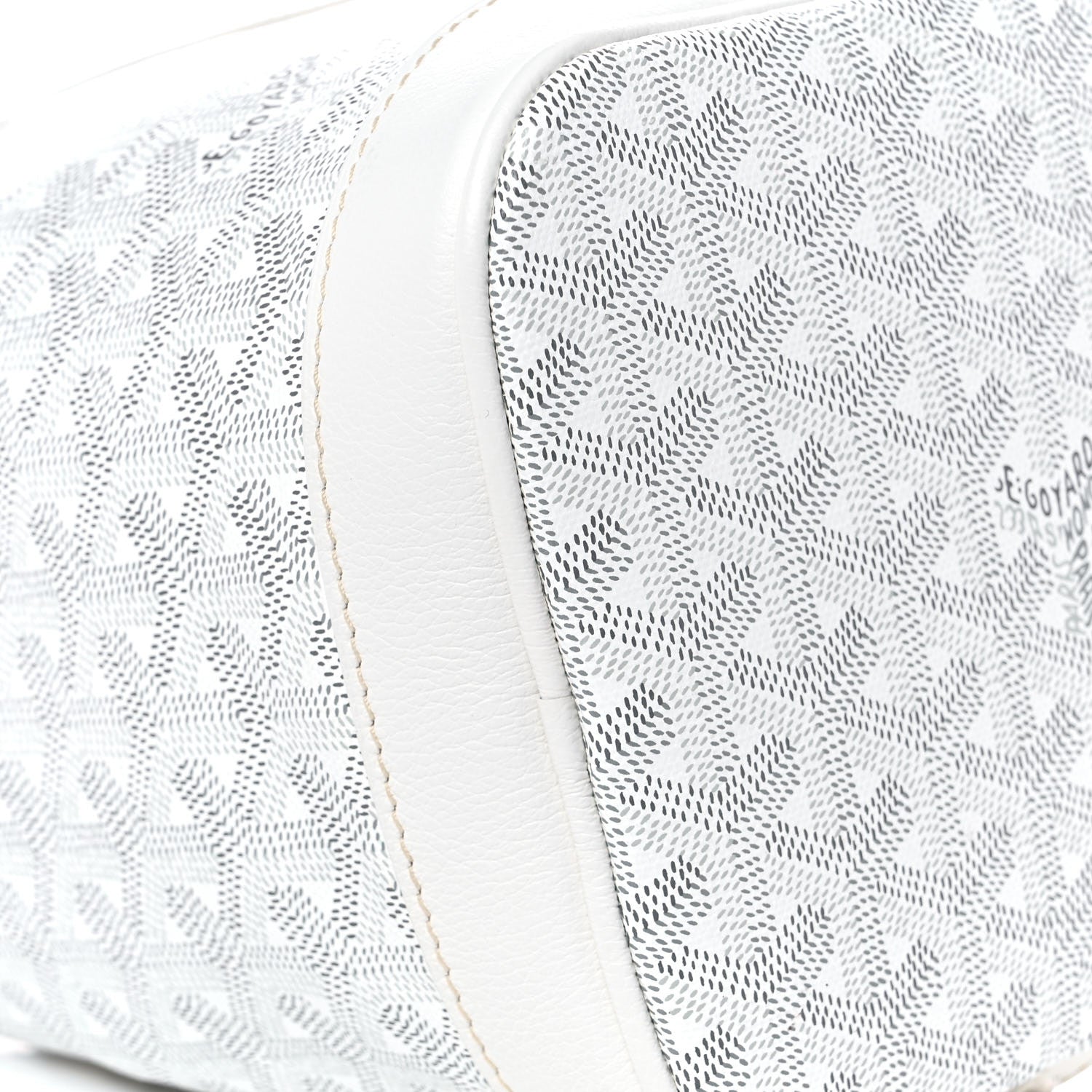 Goyard Goyardine Petit Flot Bucket Bag PM White 7 of 8