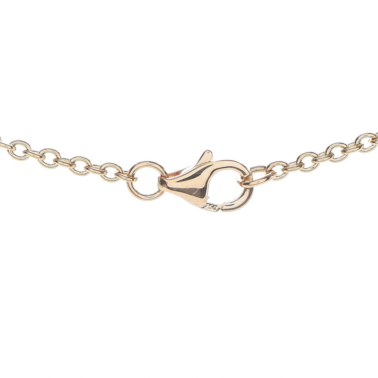Cartier 18K Yellow Gold Interlocking LOVE Necklace 5 of 6