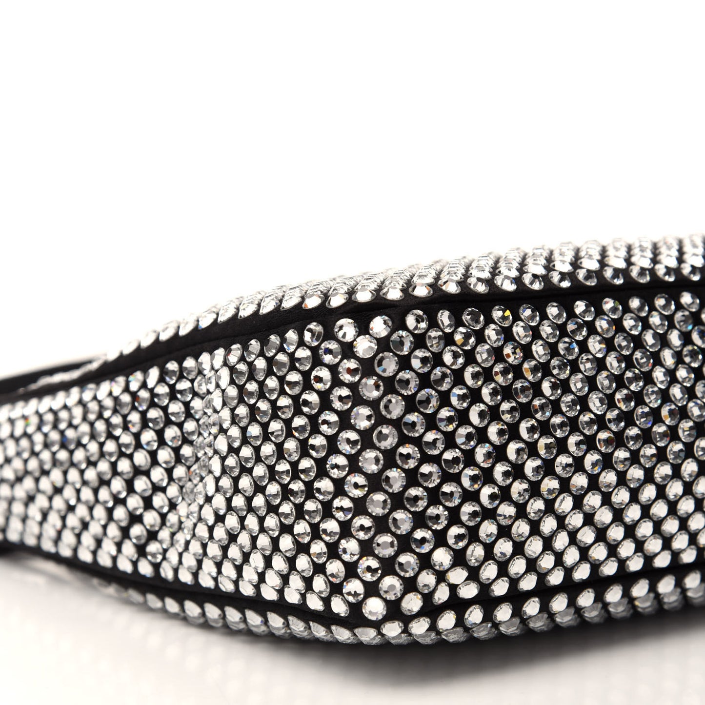 Satin Crystal Mini Re-Edition 2000 Bag Cristal