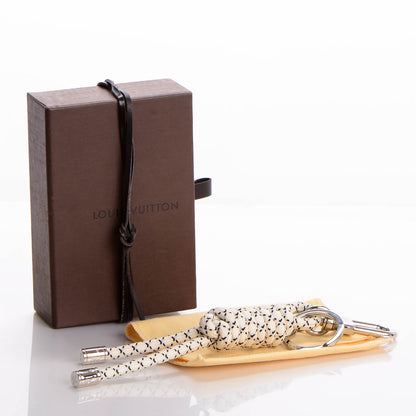 Louis Vuitton Palladium Christopher Nemeth Rope Bag Charm Key Ring 6 of 6