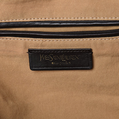 Saint Laurent Volcano Crackled Calfskin Medium Easy Y Bag Gold 6 of 30