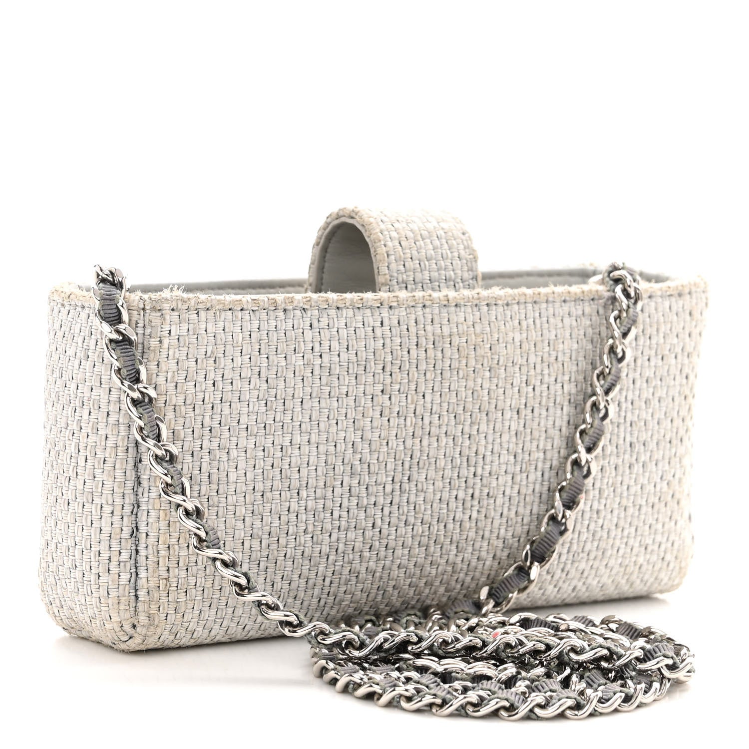 Chanel Canvas Deauville Phone Holder Crossbody 3 of 13