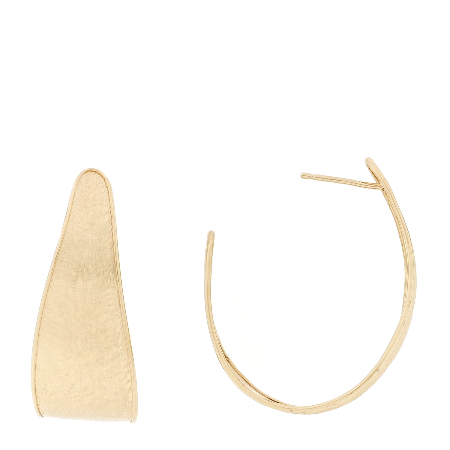 Marco Bicego 18K Yellow Gold Small Lunaria Drop Earrings 1 of 4