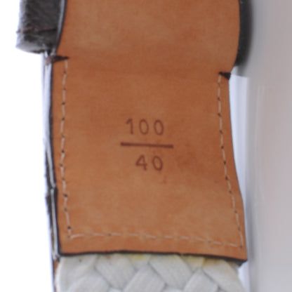 Louis Vuitton Monogram Woven Belt 100 40 3 of 6