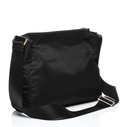 Prada Nylon Saffiano Vela Messenger Bag Nero Black 10 of 14