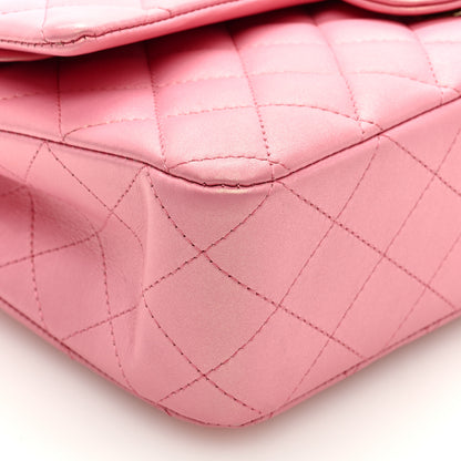 Chanel Iridescent Caviar Quilted Medium Double Flap Dark Pink 8 of 9