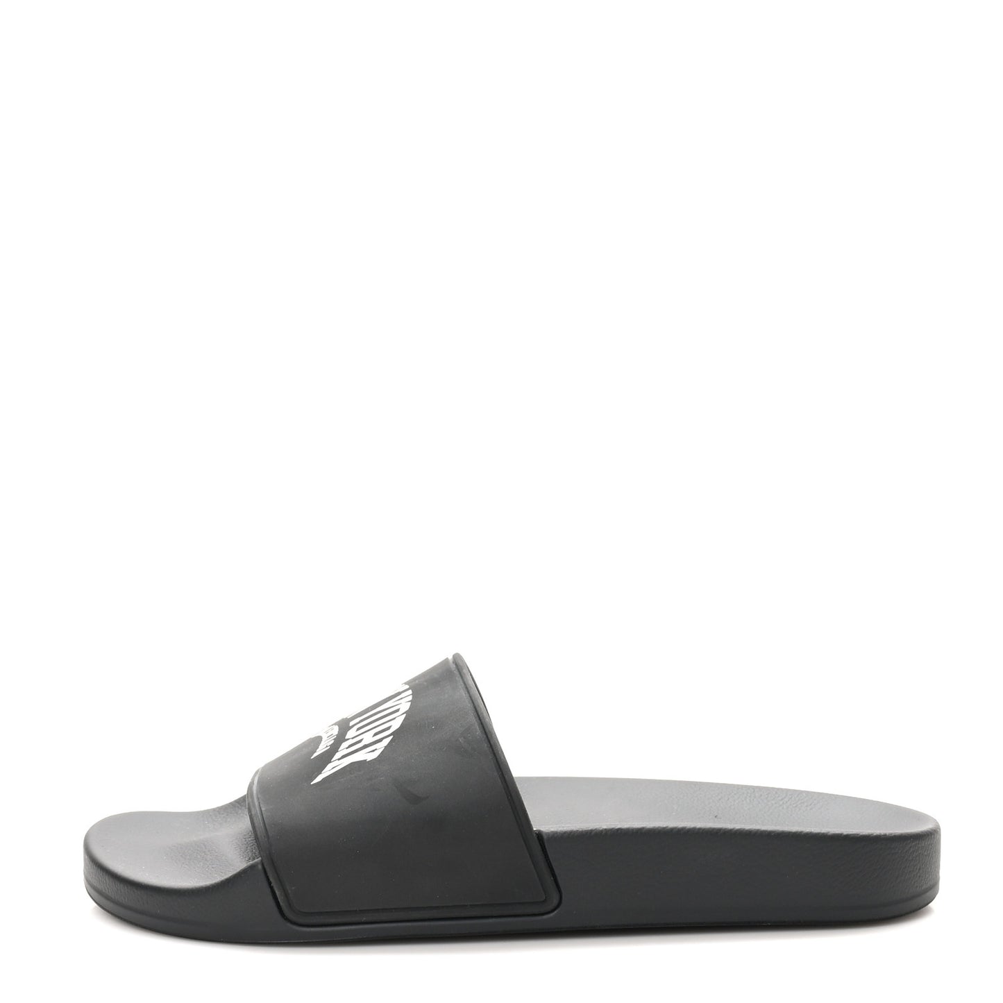 Rubber New York Womens New York Pool Slide Sandals 37 Black