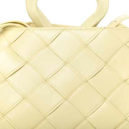 Bottega Veneta Nappa Maxi Intrecciato Grasp Top Handle Bag Ice Cream 9 of 9
