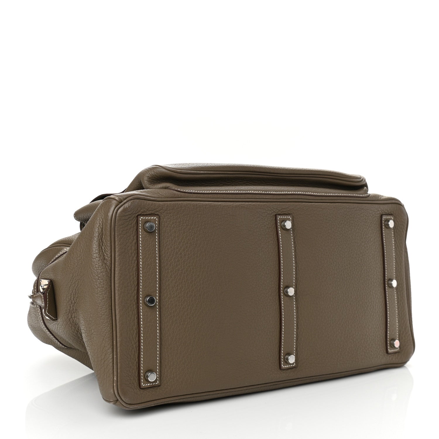Hermes Taurillon Clemence Steve 45 Etoupe 4 of 11