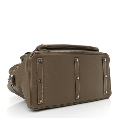 Hermes Taurillon Clemence Steve 45 Etoupe 4 of 11