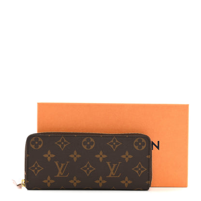 Louis Vuitton Monogram Clemence Wallet Rose Ballerine 11 of 11