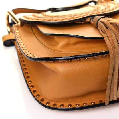 Chloe Calfskin Braided Small Hudson Shoulder Bag Sunflower 8 of 11