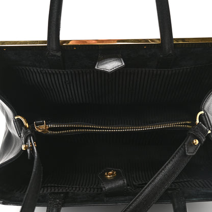 Fendi Vitello Elite Regular 2Jours Tote Black 5 of 12