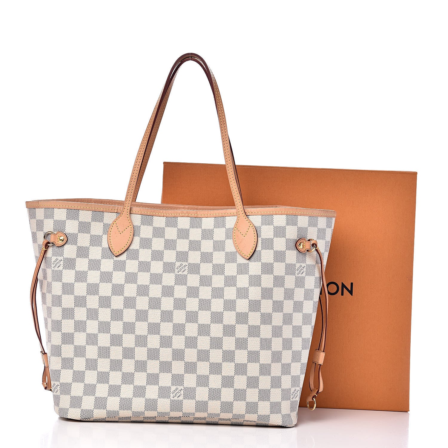 Louis Vuitton Damier Azur Neo Neverfull MM Rose Ballerine 13 of 13