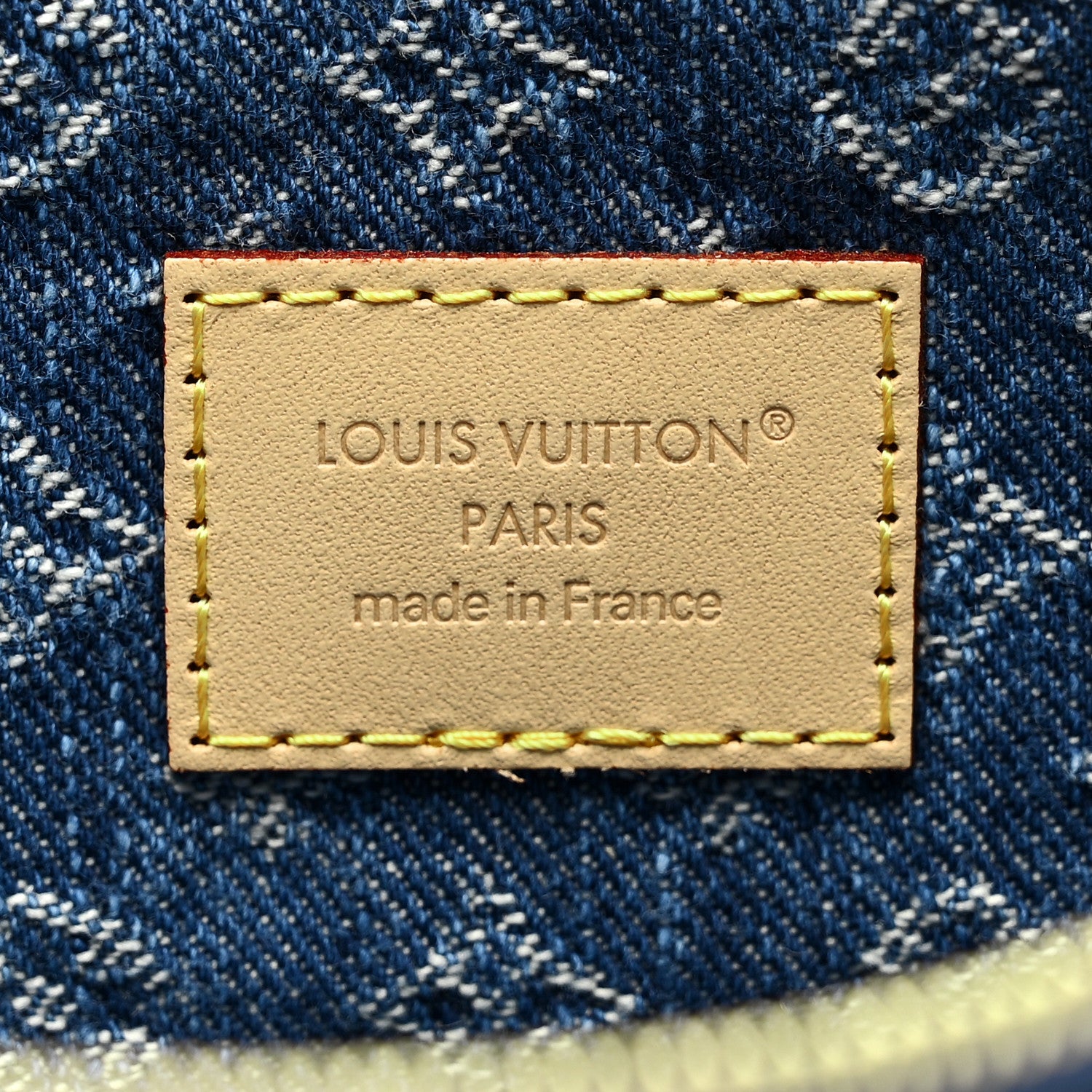 Louis Vuitton Denim Monogram Jacquard Neverfull MM GM Pochette Blue 6 of 6