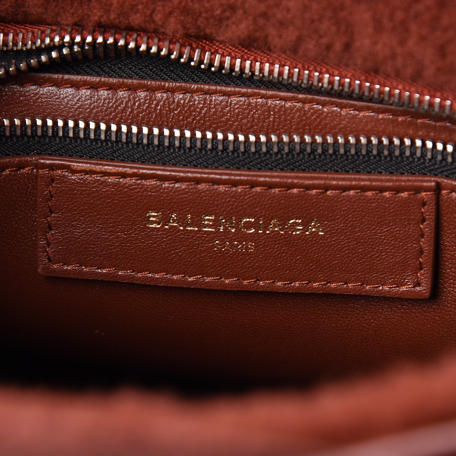 Balenciaga Shearling XS Bazar Shopper Tote 6 of 19
