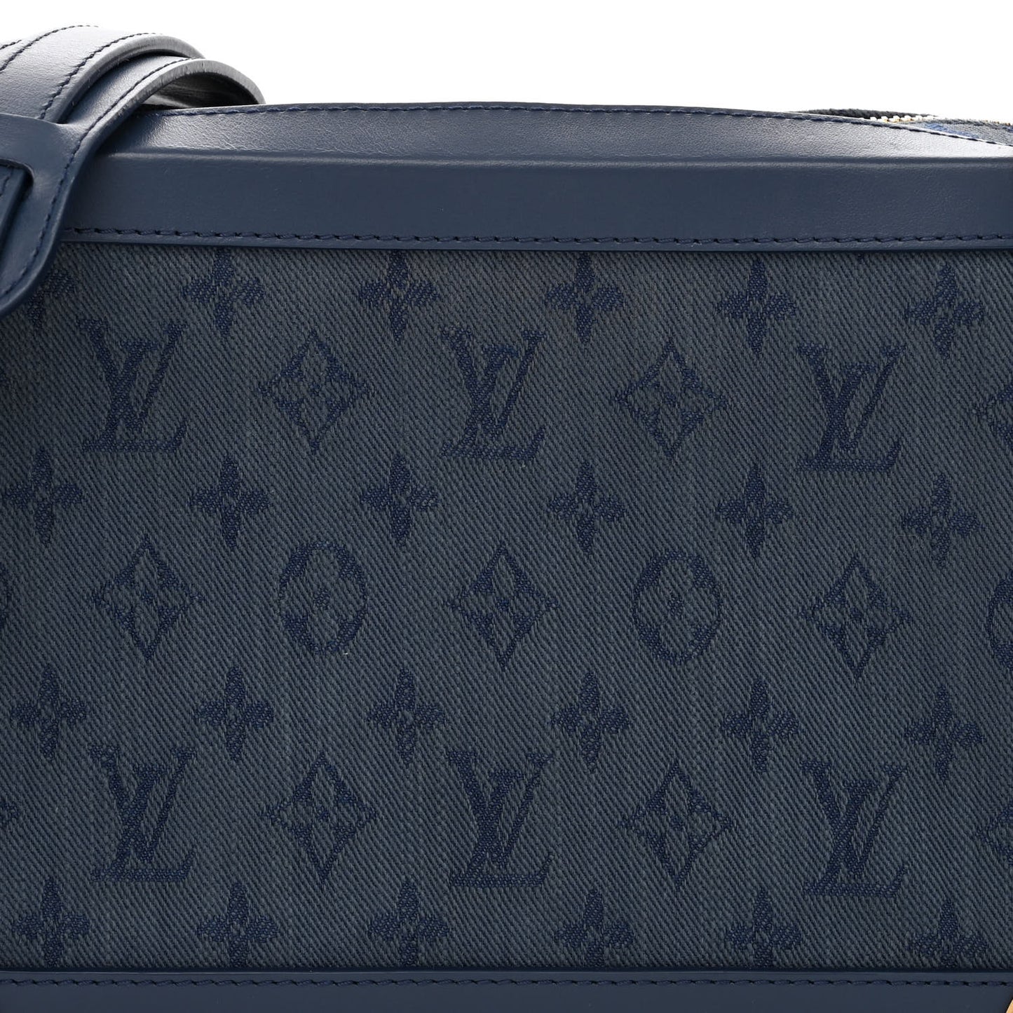 Denim Monogram Soft Trunk Navy