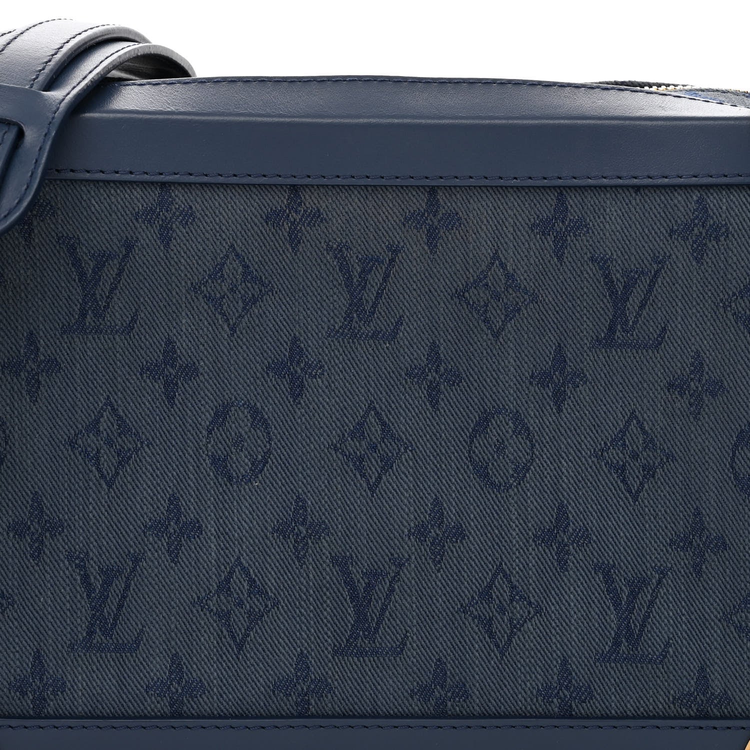 Louis Vuitton Denim Monogram Soft Trunk Navy 7 of 9