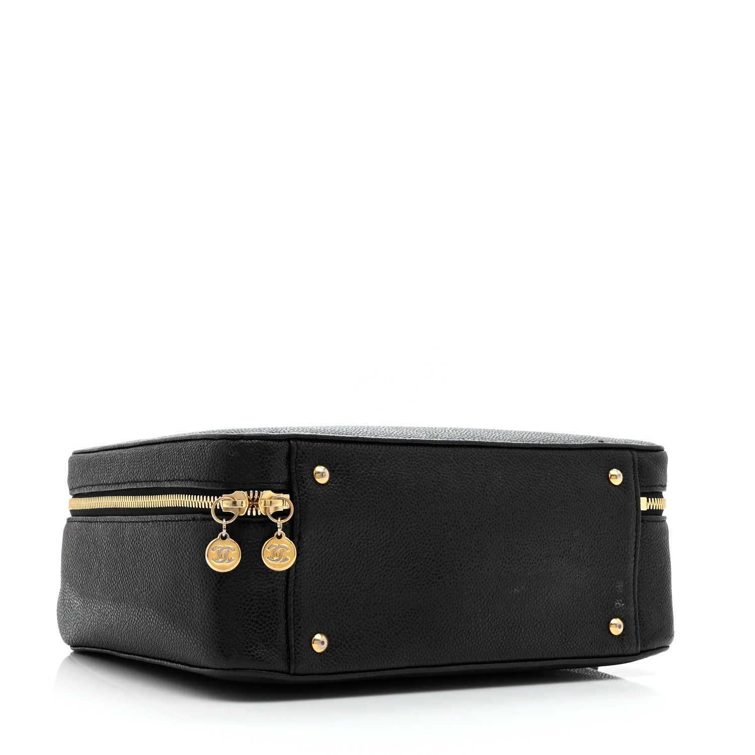 Chanel Caviar CC Vanity Case Black 4 of 10