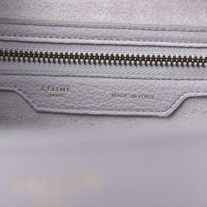 Celine Drummed Calfskin Micro Luggage Magnolia 6 of 12