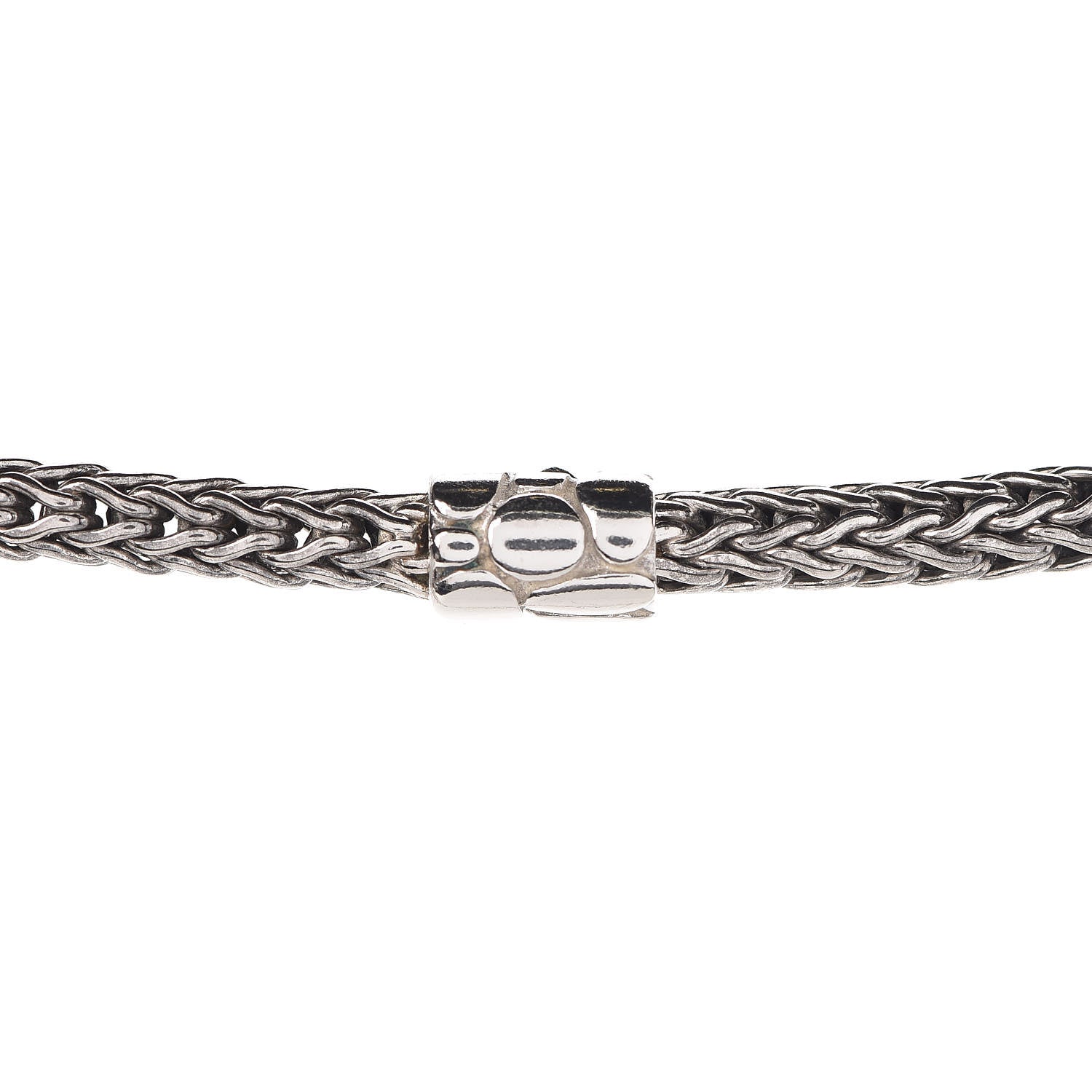 John Hardy Sterling Silver Kali Elliptical Bead Trio Necklace 5 of 6