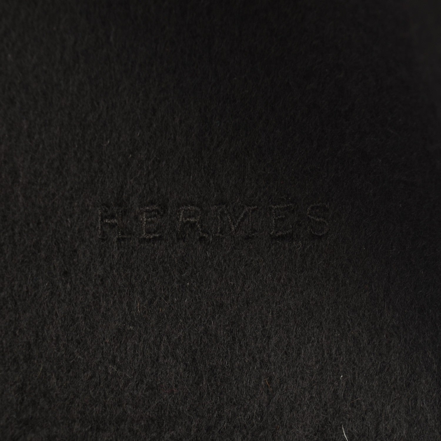 Hermes Cashmere Fringe Stole Black 4 of 5