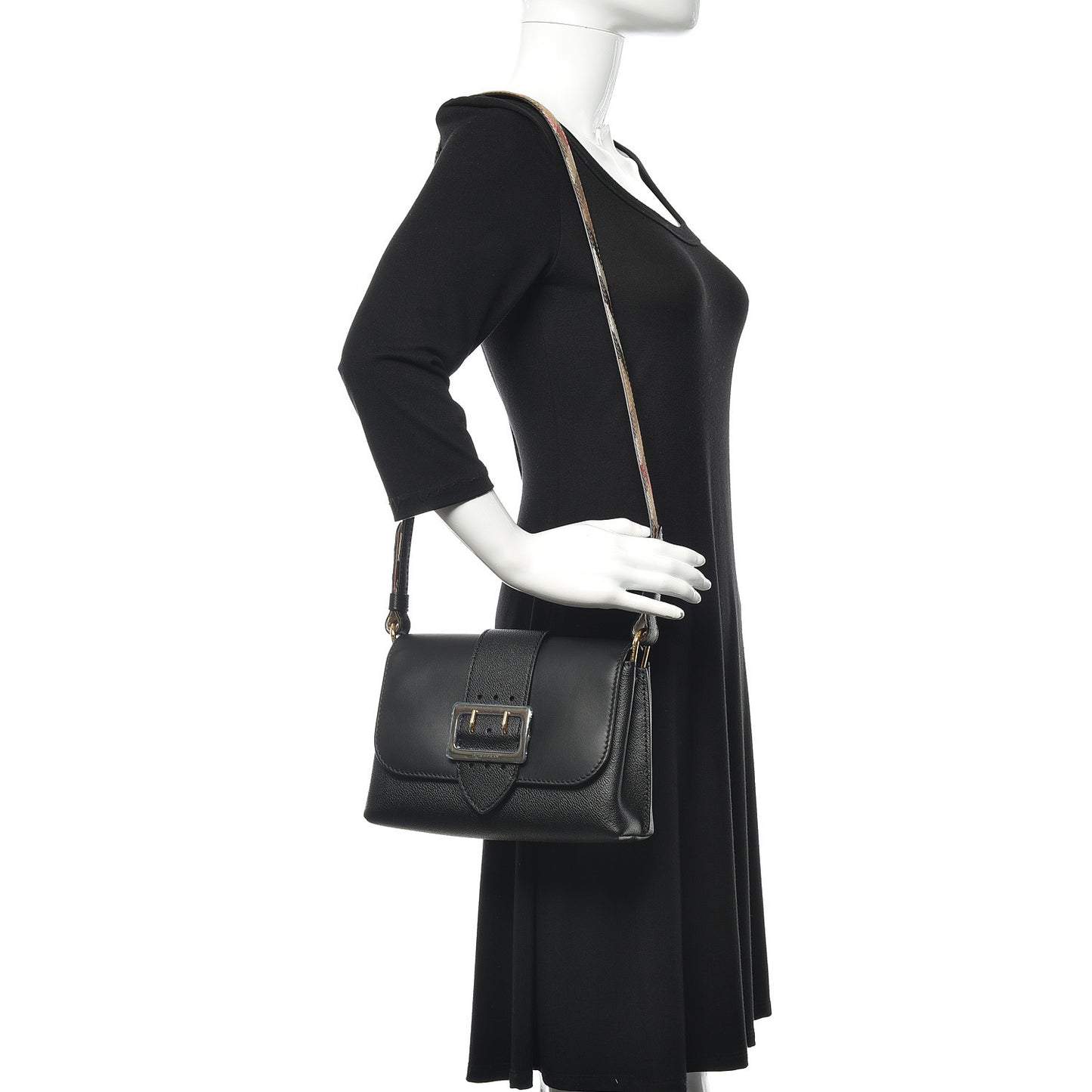 Soft Grain Calfskin Small Medley Crossbody Black