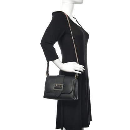 Burberry Soft Grain Calfskin Small Medley Crossbody Black 2 of 9