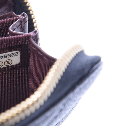 Chanel Caviar Quilted Zip Coin Purse Black 7 of 7