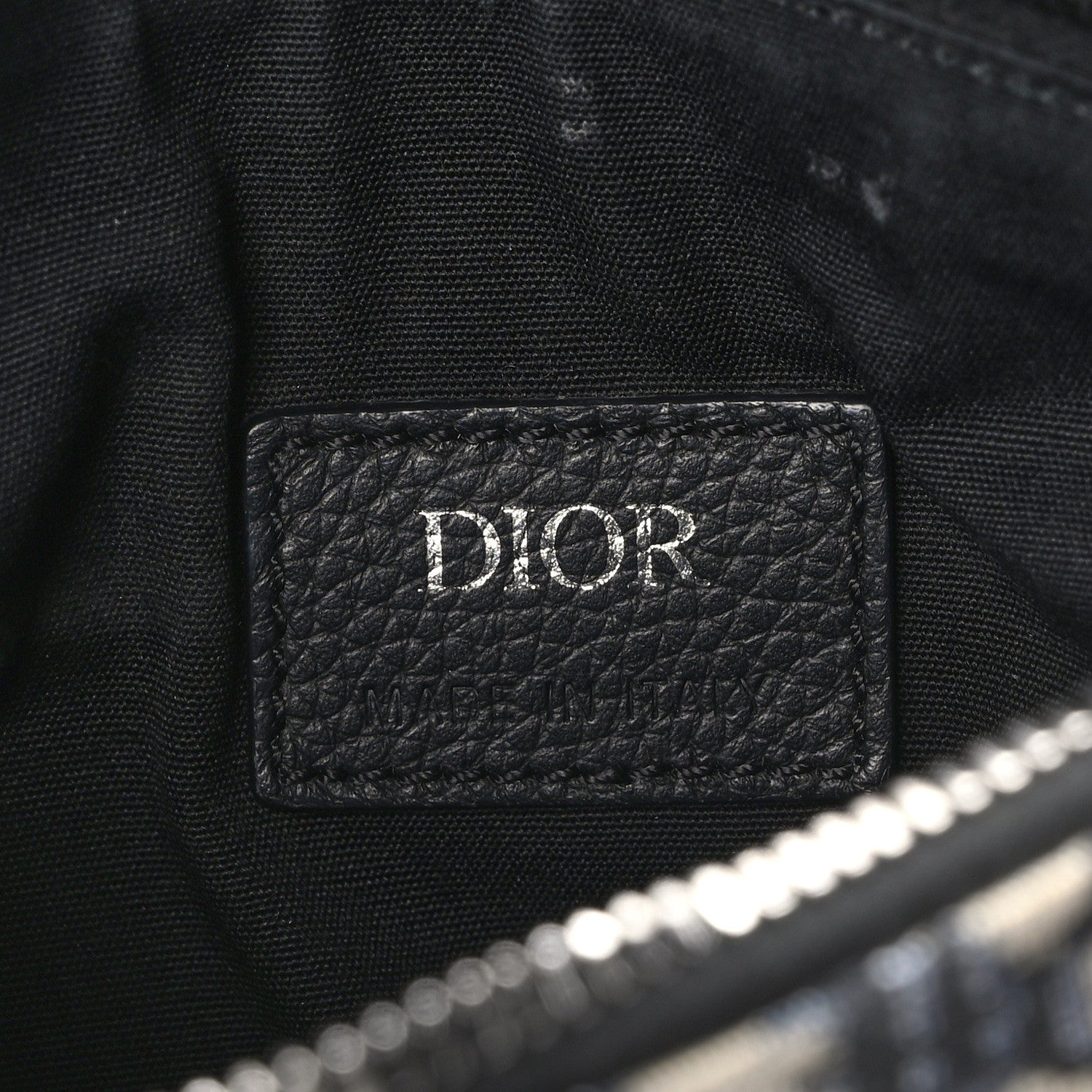 Christian Dior Oblique Mens Mini Saddle Bag Blue 6 of 9