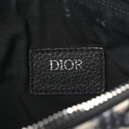 Christian Dior Oblique Mens Mini Saddle Bag Blue 6 of 9