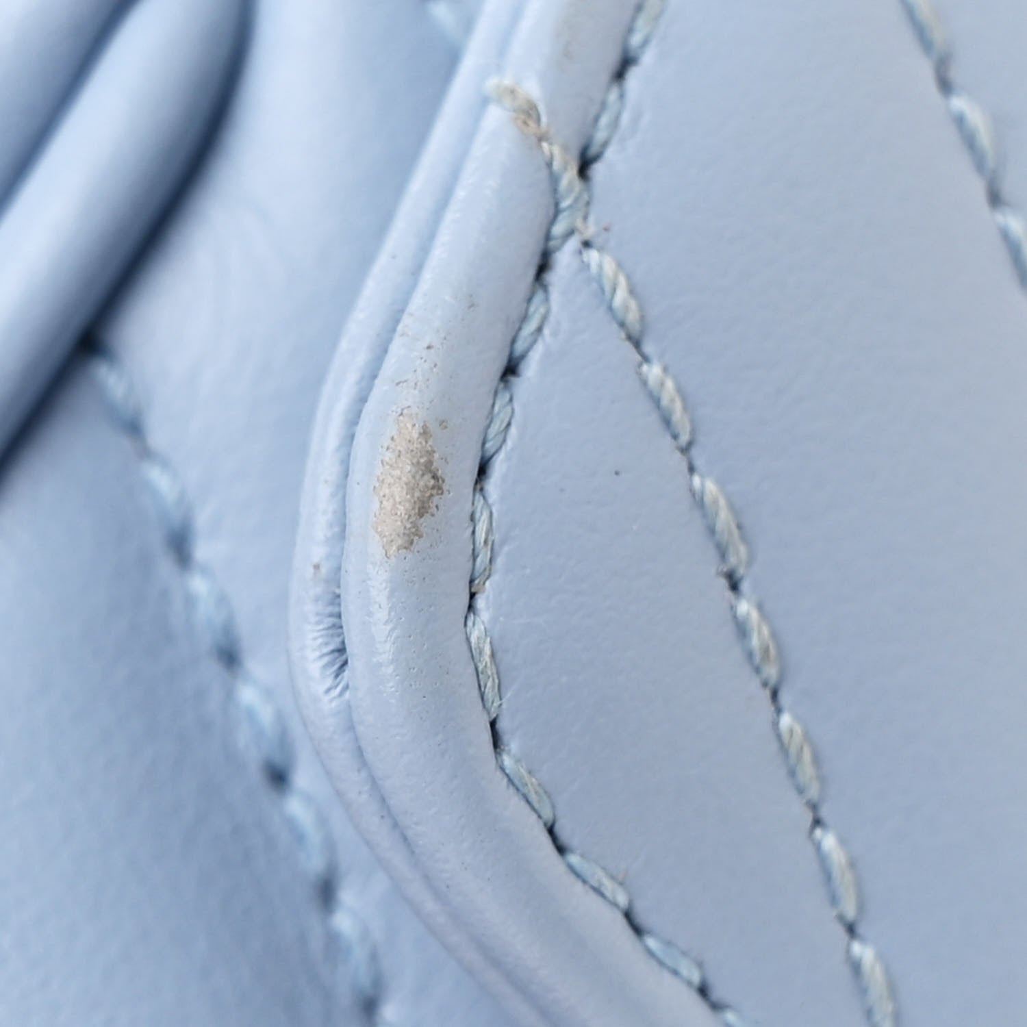 Gucci Calfskin Matelasse Monochrome GG Marmont Chain Belt Bag Porcelain Light Blue 11 of 11