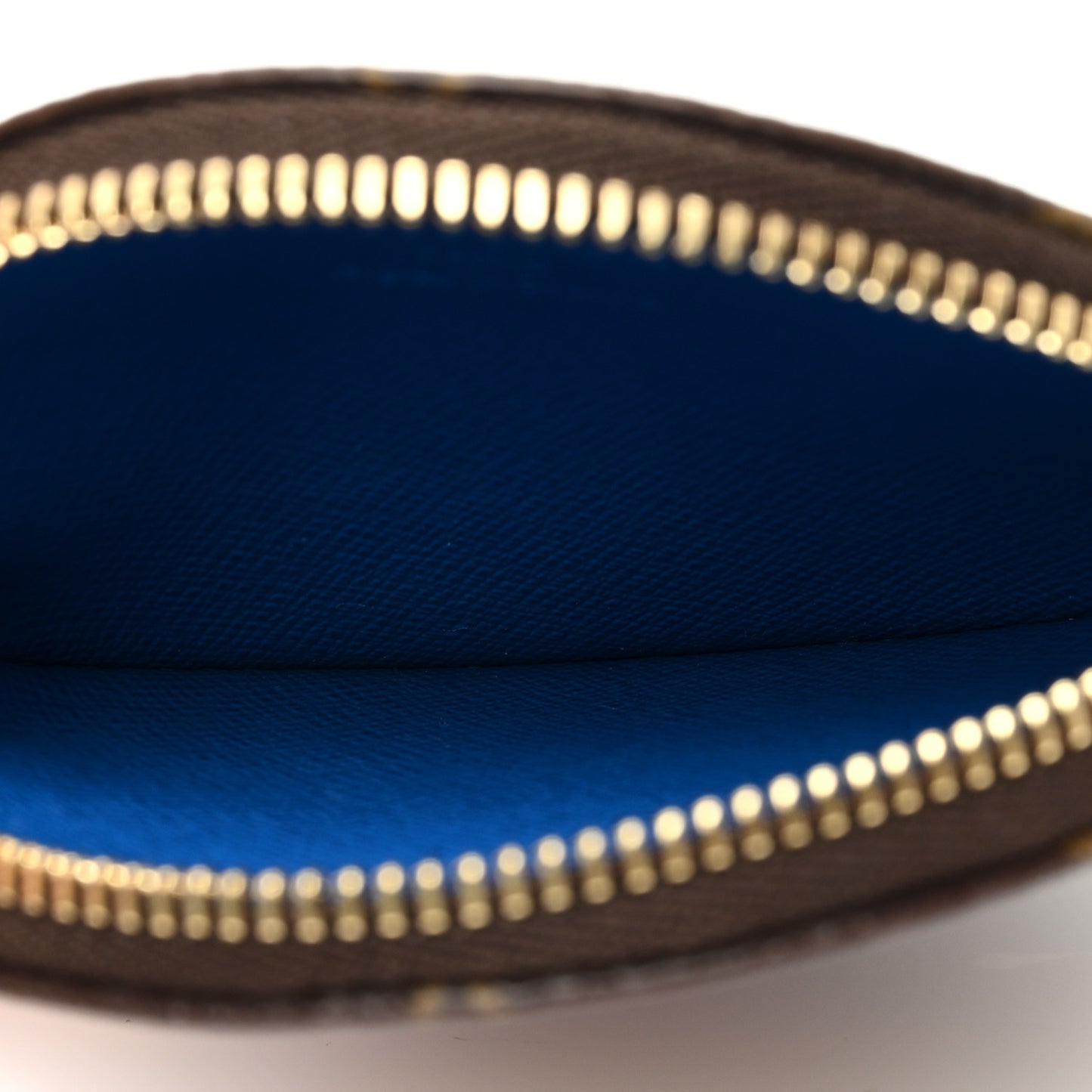 Monogram 2019 Christmas Animation Round Coin Purse Blue